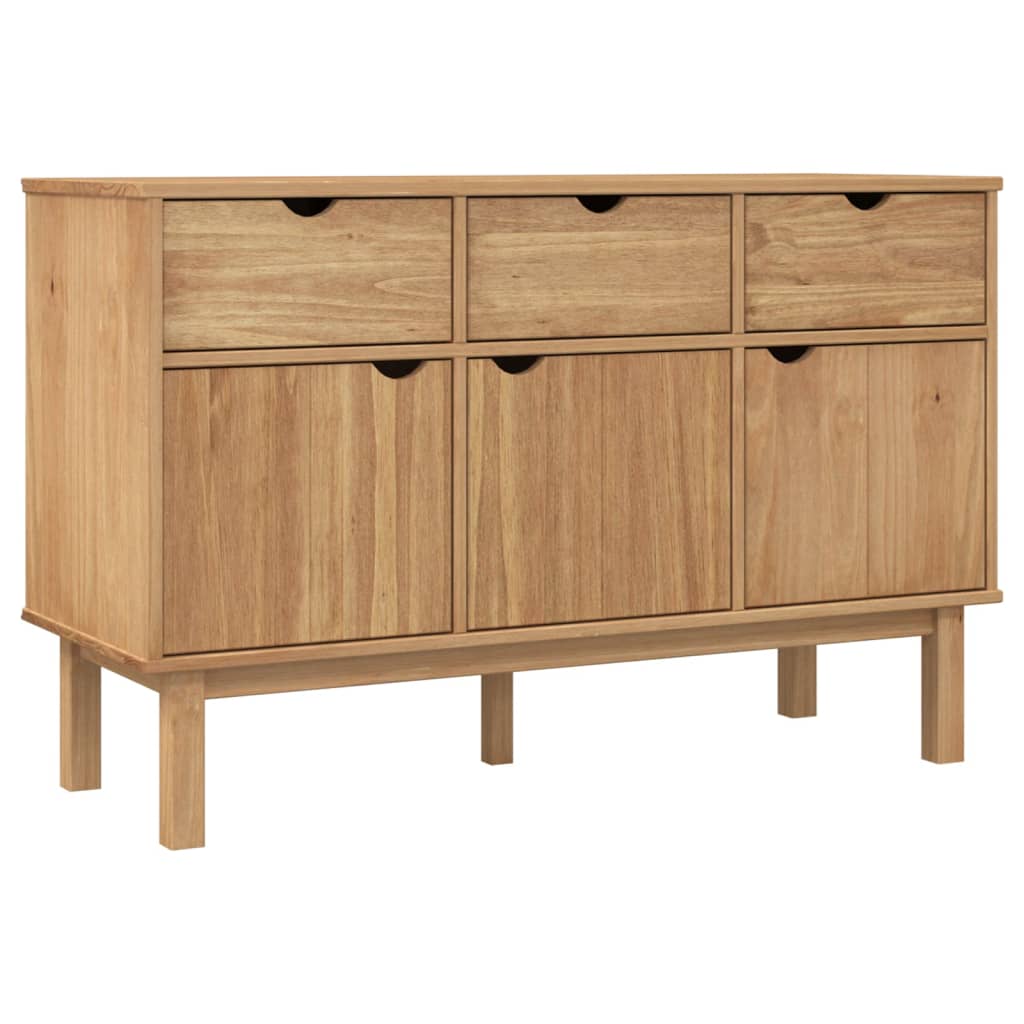 vidaXL Sideboard OTTA 114x43x73,5 cm Massivholz Kiefer