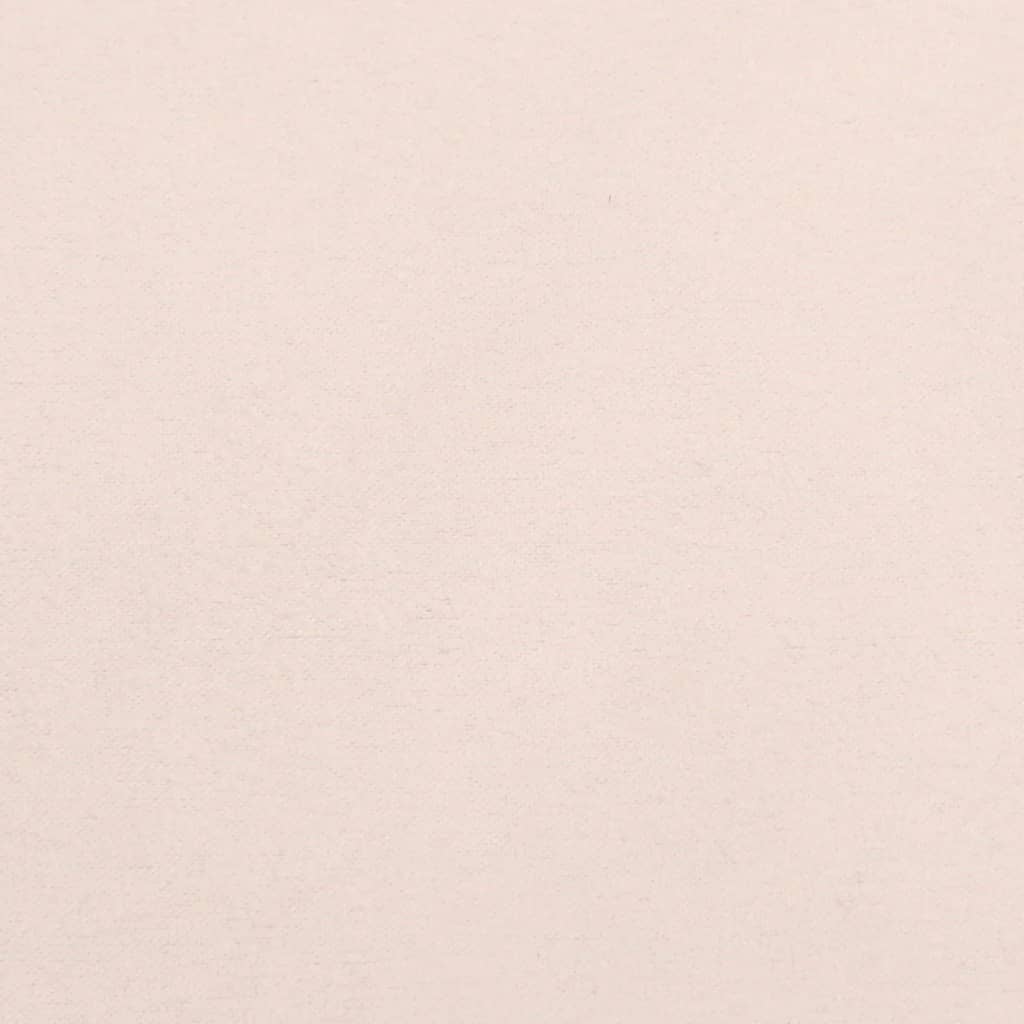 vidaXL Schaukelsessel mit Hocker Gleitend Hellrosa Stoff