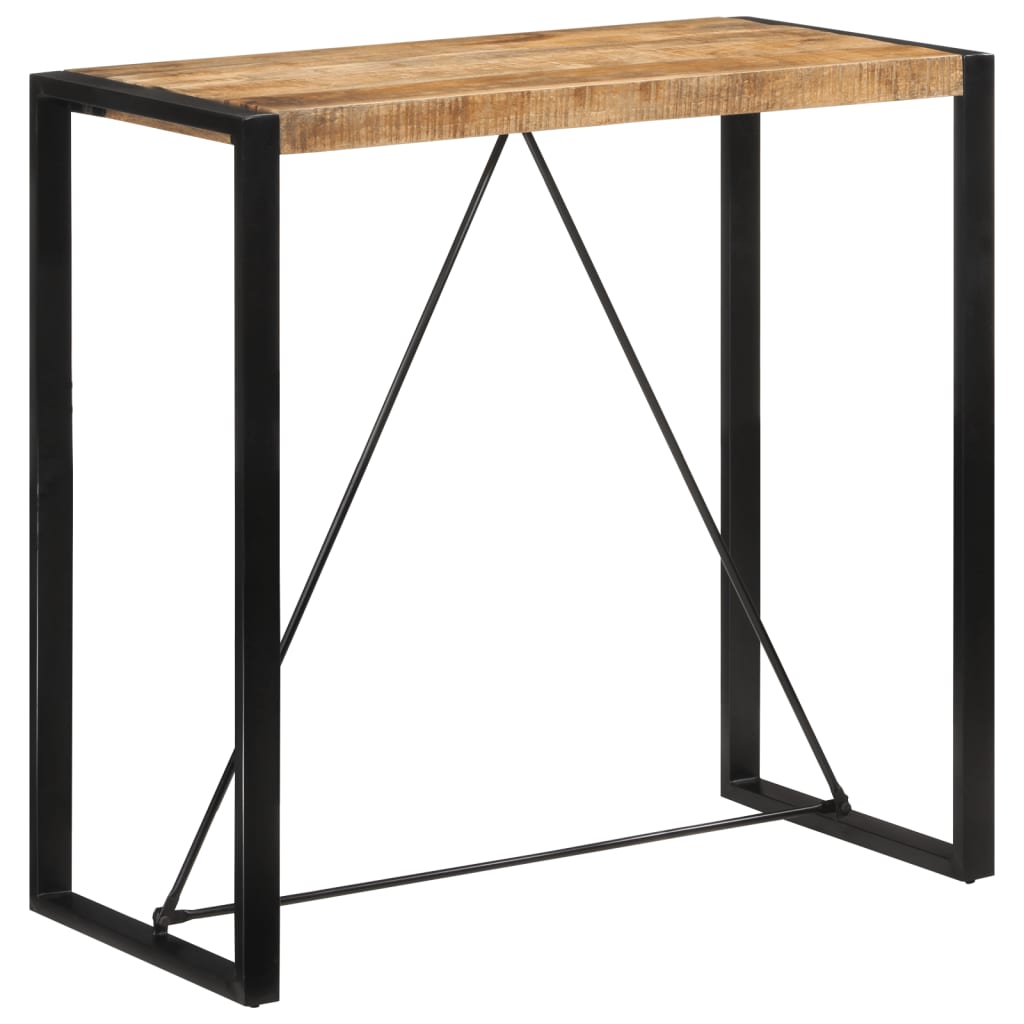 Bartisch 110 x 60 x 110 cm Massivholz Mango