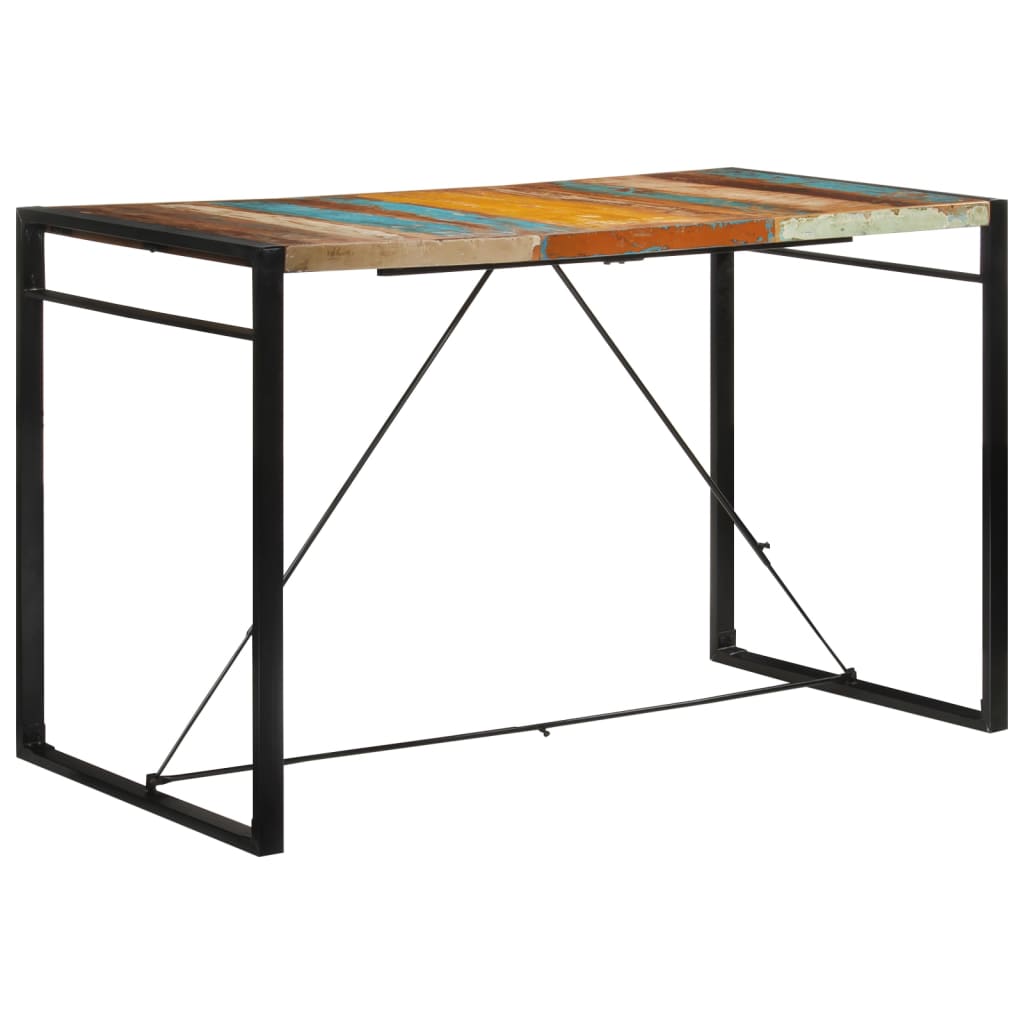 Bartisch 110 x 60 x 110 cm Massivholz Mango