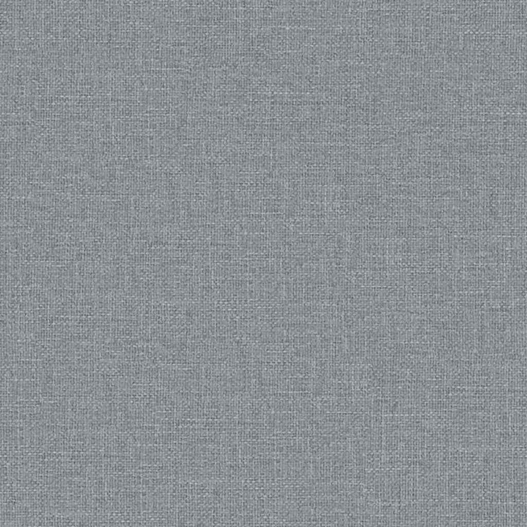 vidaXL Schlafsofa mit Getränkehaltern Hellgrau Stoff