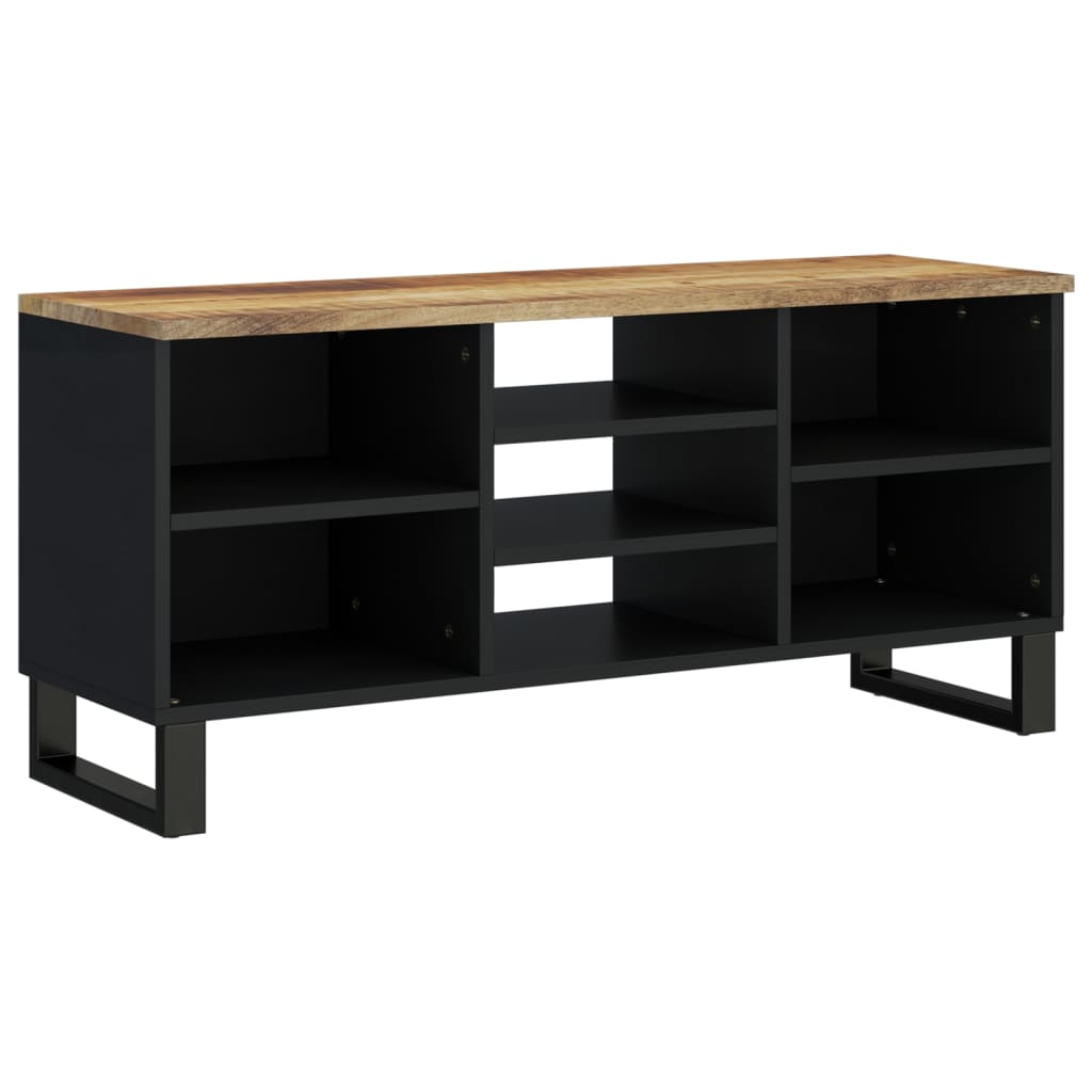 vidaXL TV-Schrank 100x33x46 cm Massivholz Mango & Holzwerkstoff