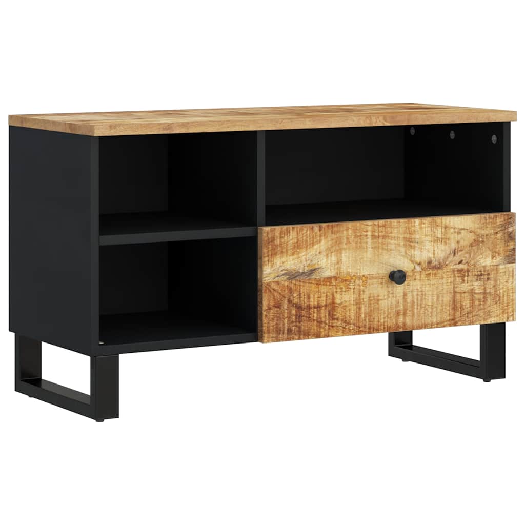 vidaXL TV-Schrank 80x33x46 cm Massivholz Mango & Holzwerkstoff