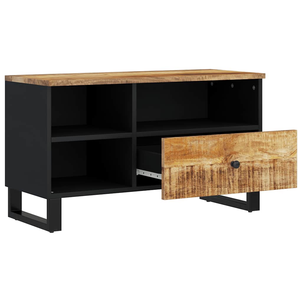 vidaXL TV-Schrank 80x33x46 cm Massivholz Mango & Holzwerkstoff