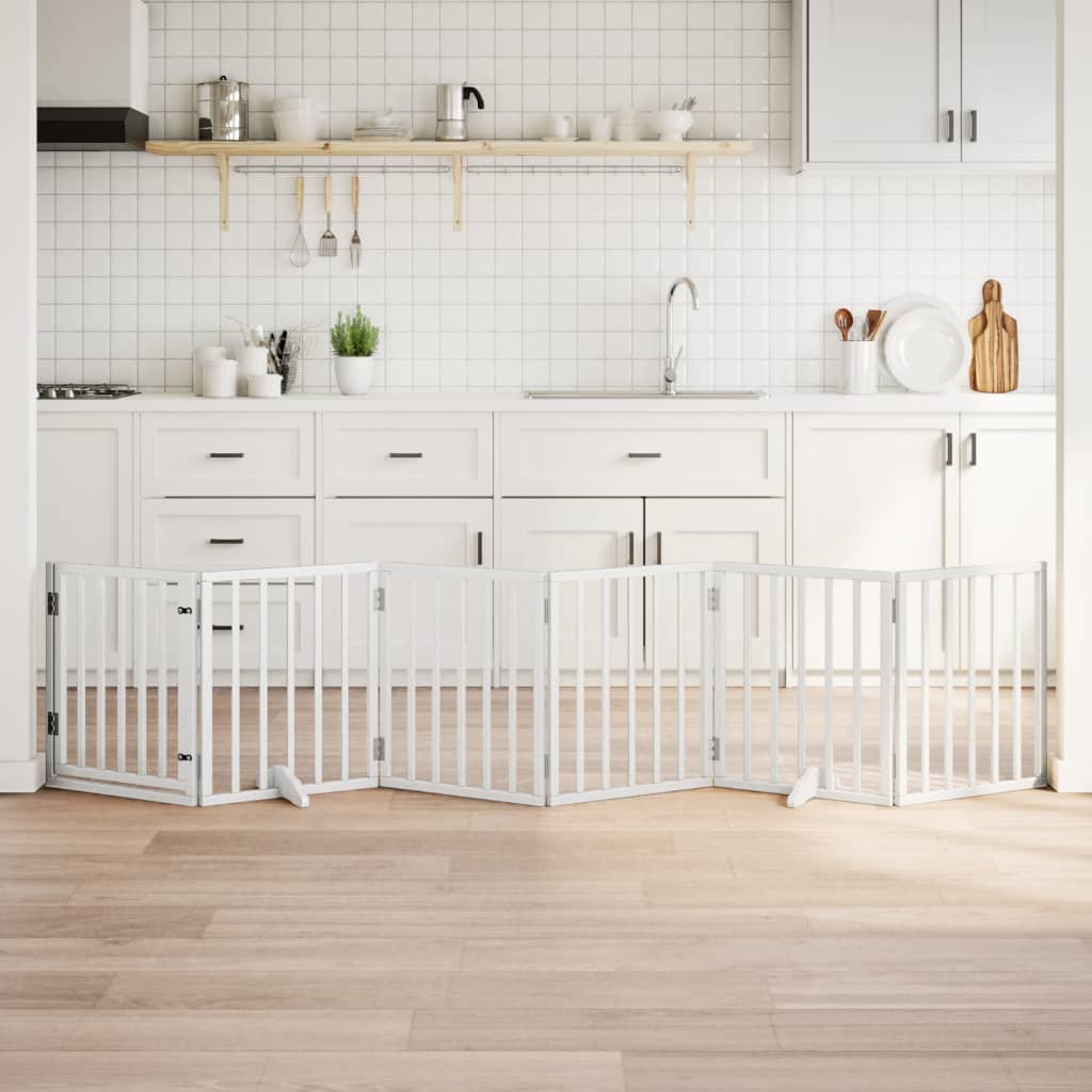 vidaXL Hundegitter Faltbar 3 Paneele 150 cm Pappelholz