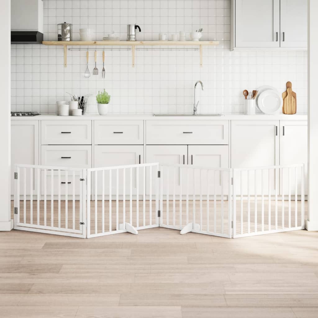 vidaXL Hundegitter Faltbar 3 Paneele 150 cm Pappelholz