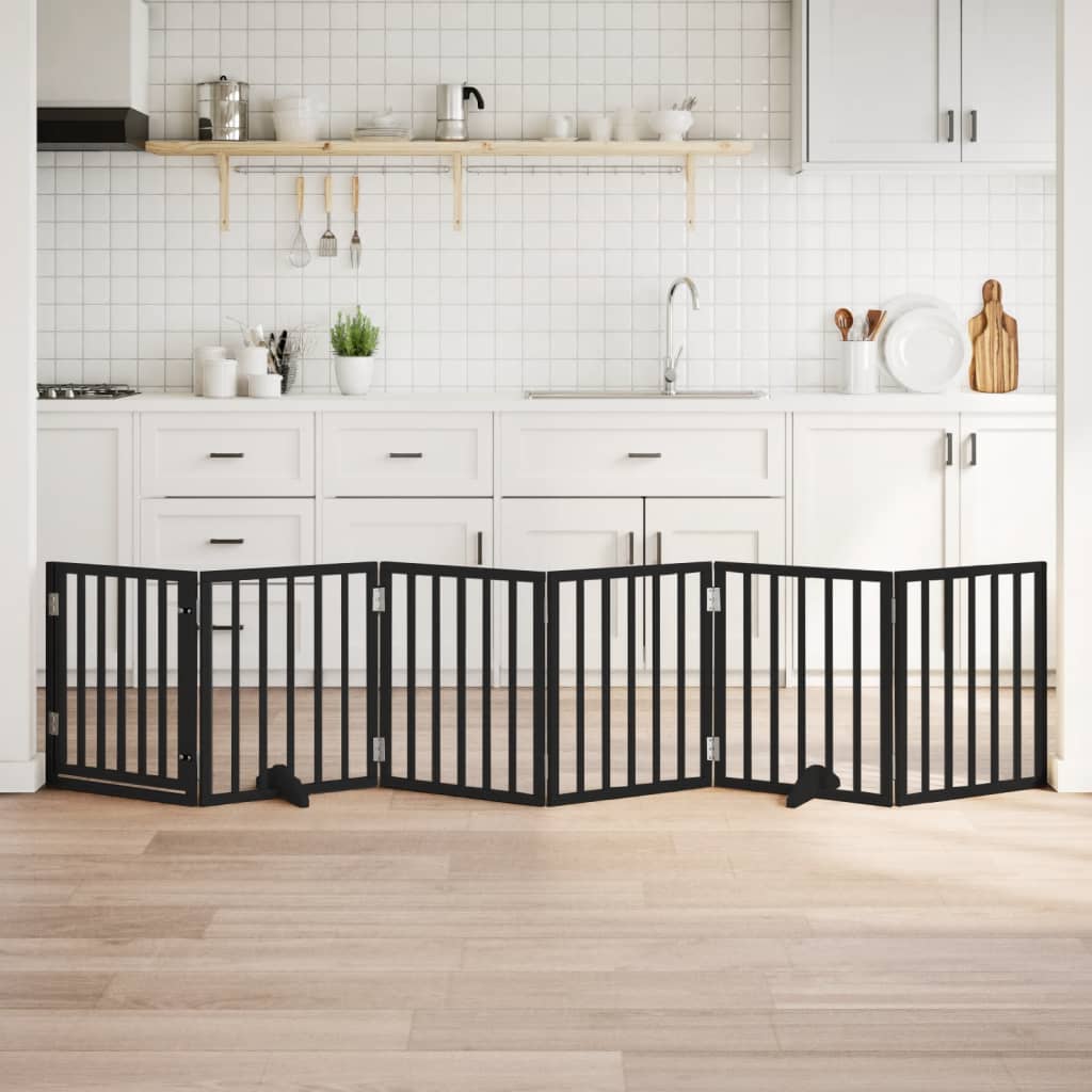 vidaXL Hundegitter Faltbar 3 Paneele 150 cm Pappelholz