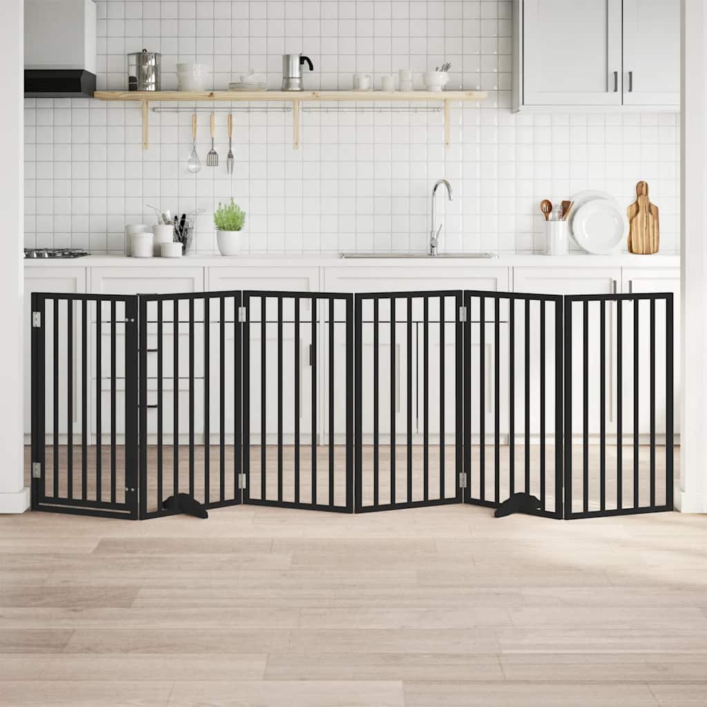 vidaXL Hundegitter Faltbar 3 Paneele 150 cm Pappelholz