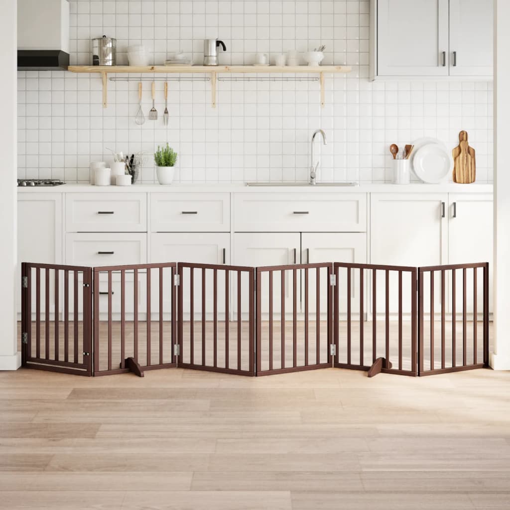 vidaXL Hundegitter Faltbar 3 Paneele 150 cm Pappelholz