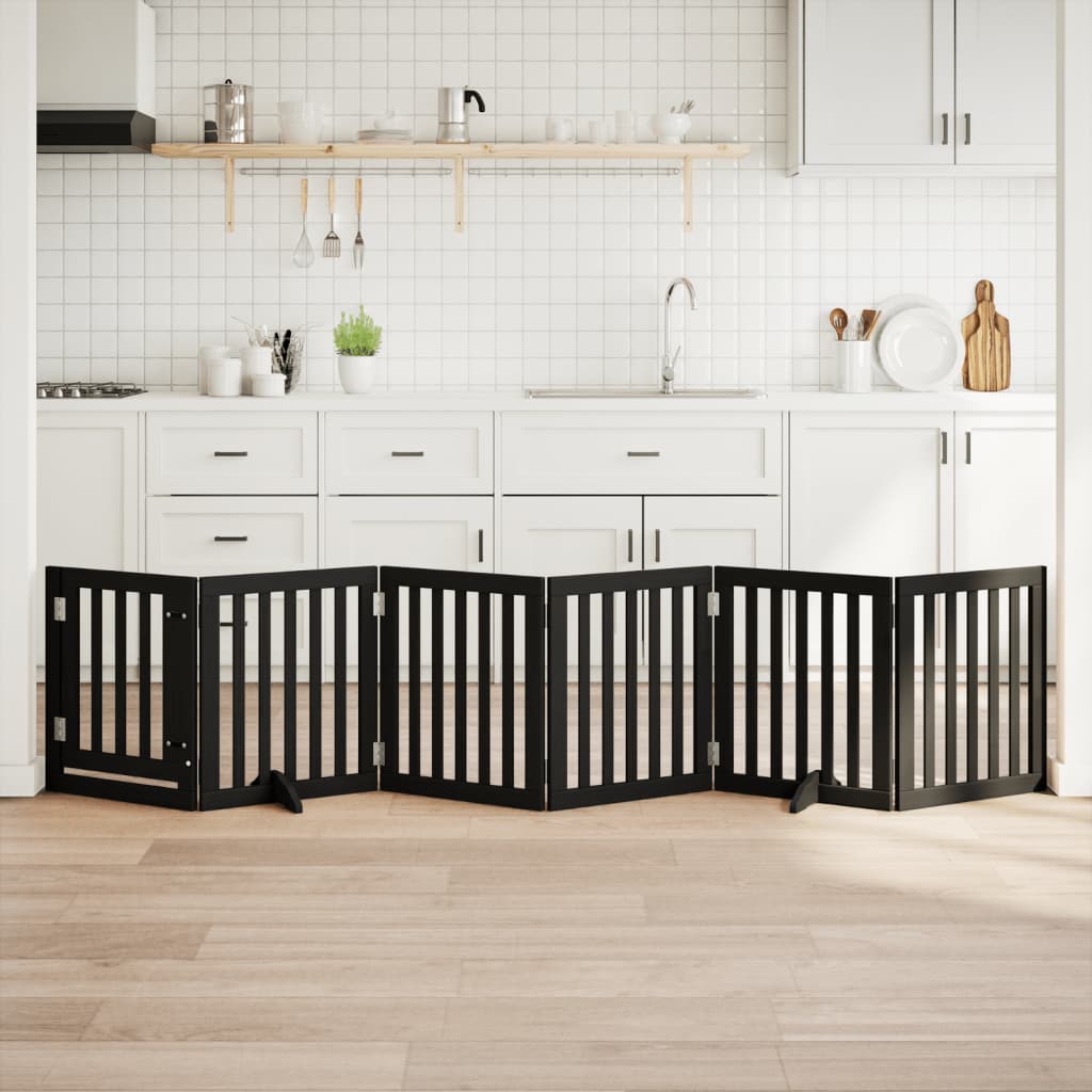 vidaXL Hundegitter Faltbar 3 Paneele 150 cm Pappelholz