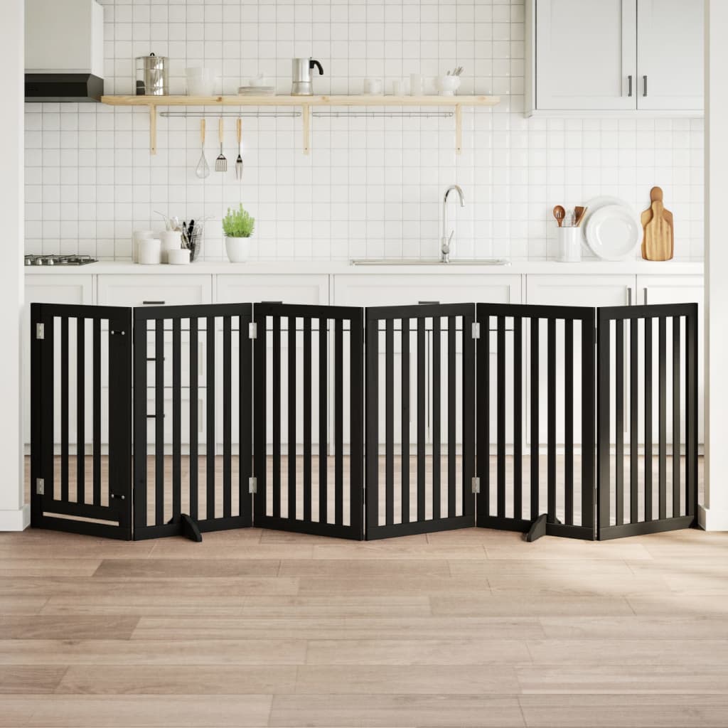 vidaXL Hundegitter Faltbar 3 Paneele 150 cm Pappelholz