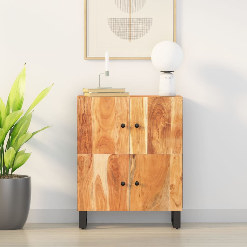 vidaXL Sideboard mit 4 Türen 60x33x75 cm Massivholz Mango