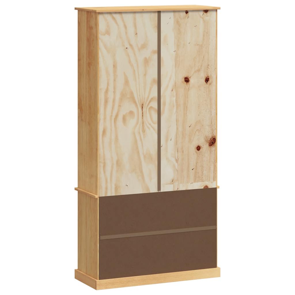 vidaXL Bücherregal VIGO 85x35x170 cm Massivholz Kiefer