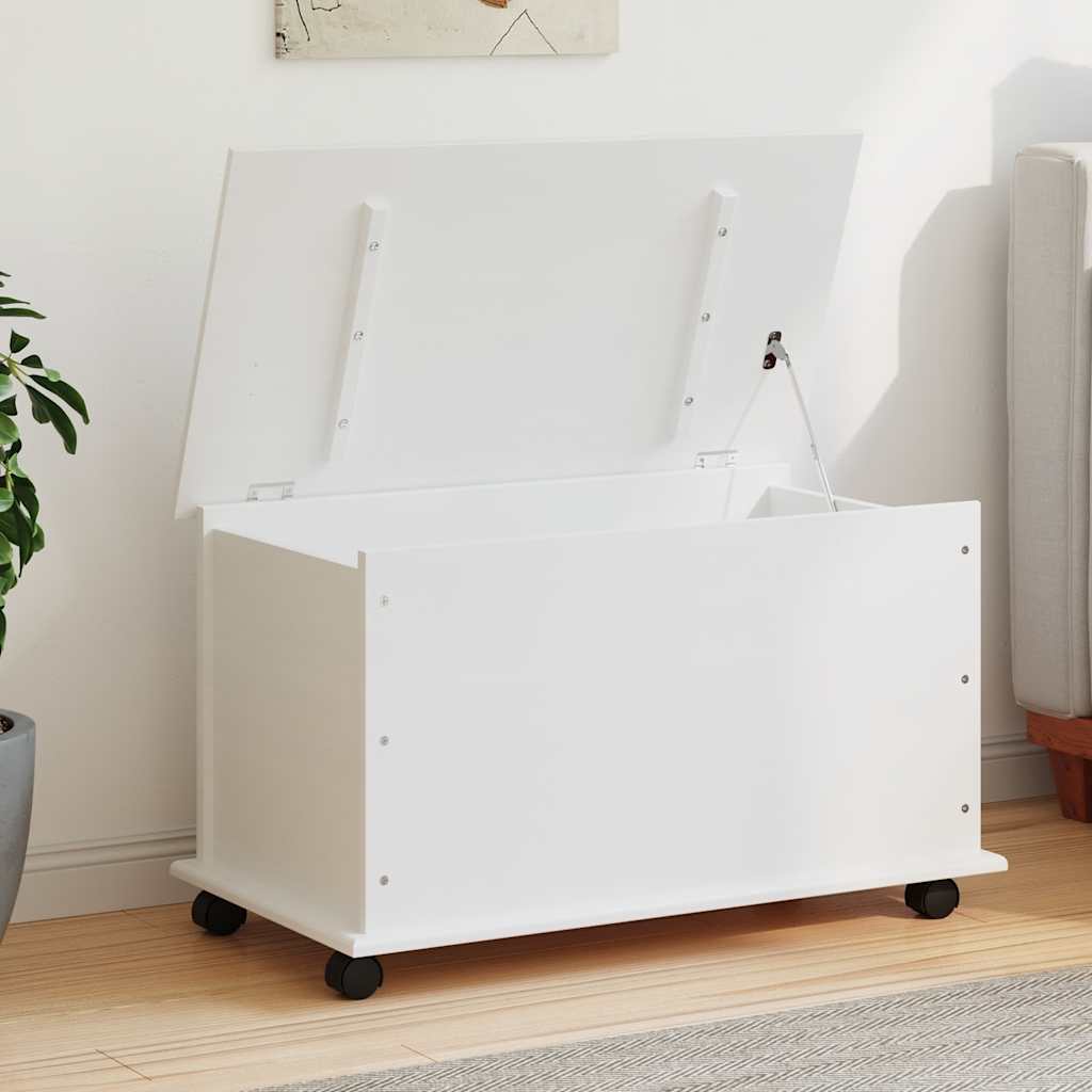 vidaXL Truhe mit Rollen ALTA 73x39,5x43 cm Massivholz Kiefer