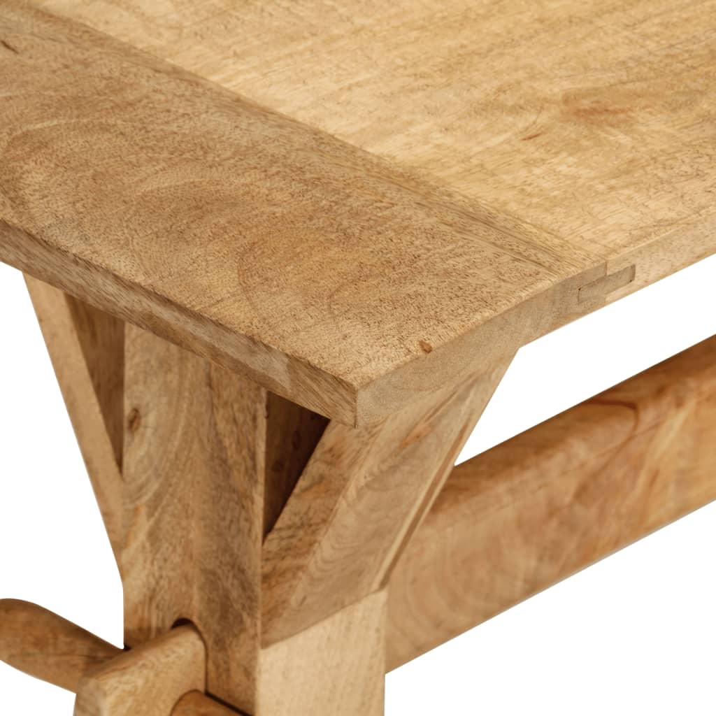 vidaXL Sitzbank 110x35x45 cm Massivholz Mango