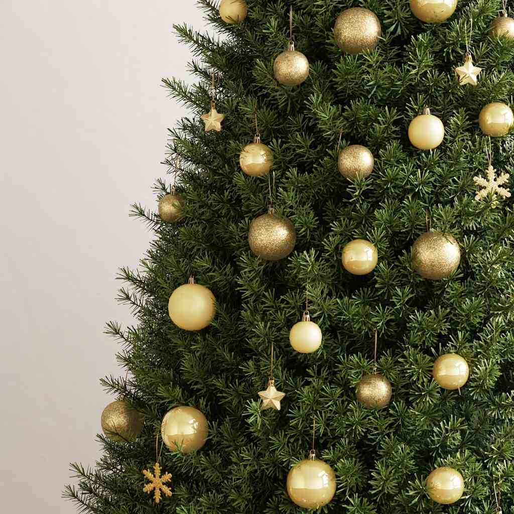 vidaXL 111-tlg. Weihnachtskugel-Set Golden Polystyrol