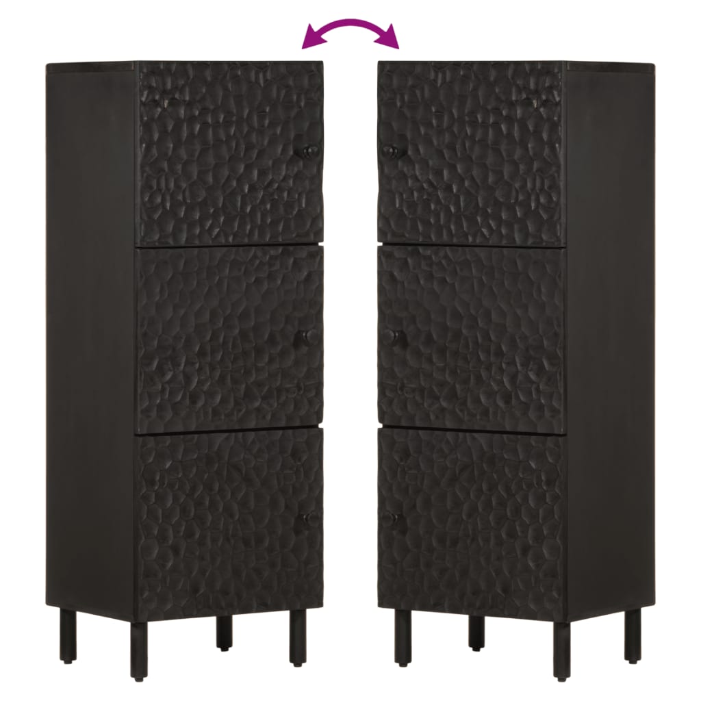 vidaXL Highboard 40x33x110 cm Massivholz Mango