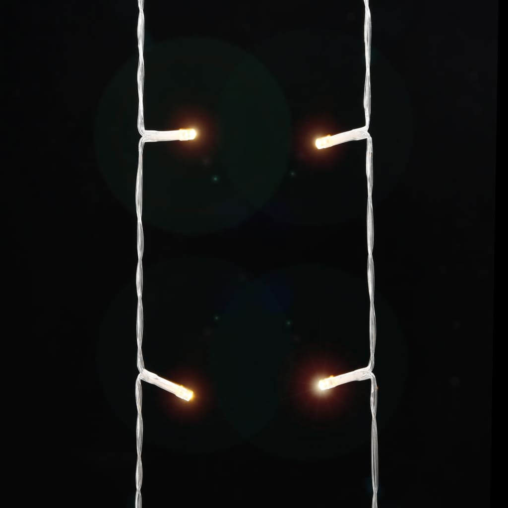 vidaXL Weihnachtsbaum-Beleuchtung 320 LEDs Warmweiß 375 cm