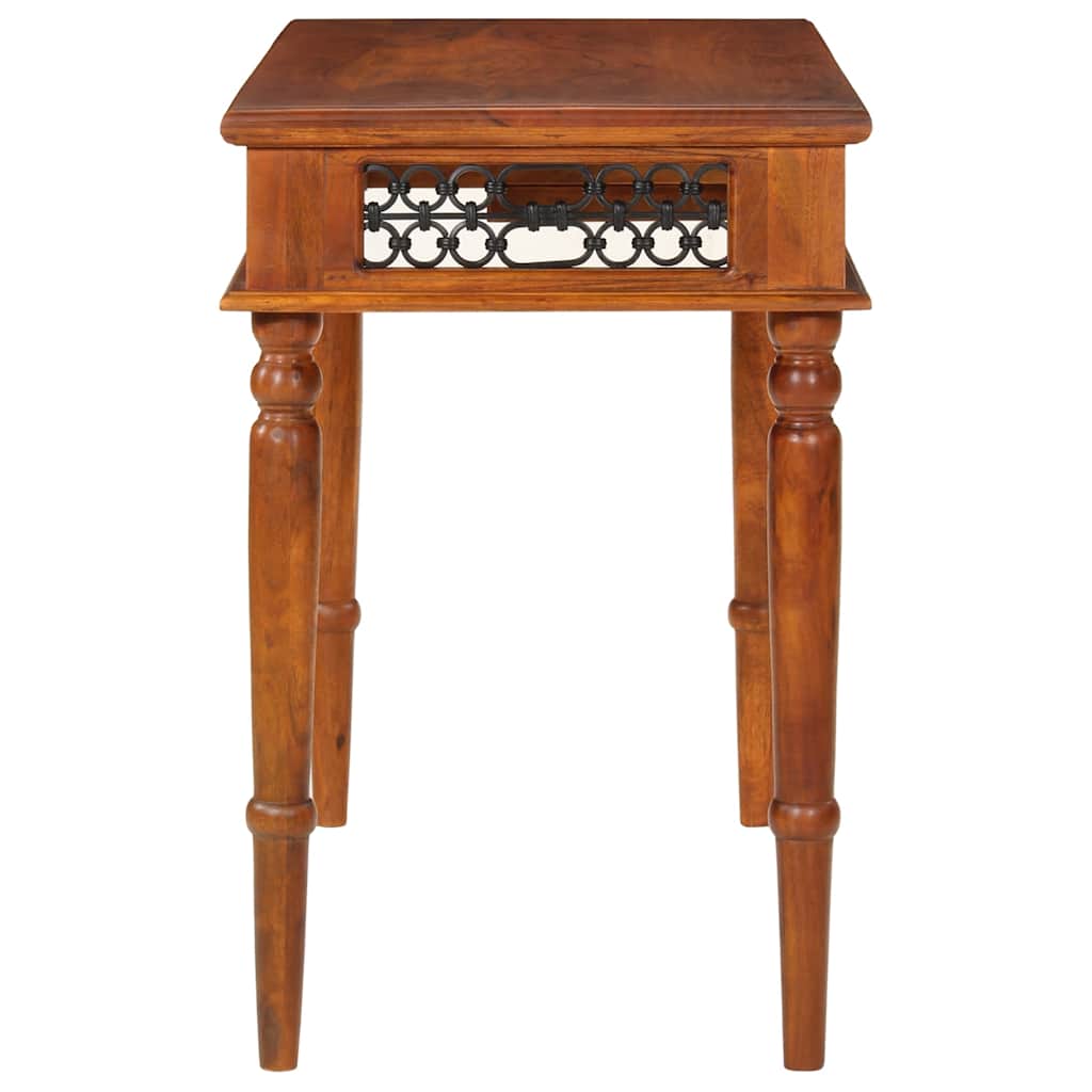 vidaXL Schreibtisch mit Schublade 110x50x76 cm Massivholz Akazie