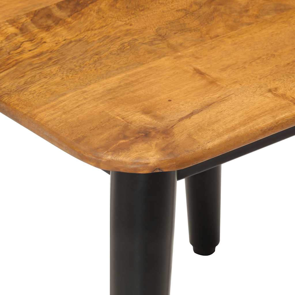 vidaXL Couchtisch 45x45x40 cm Massivholz Mango und Eisen