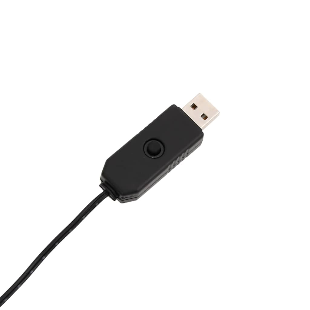 vidaXL Weihnachtssterne mit Erdspießen 3 Stk. 50 LEDs 29 cm