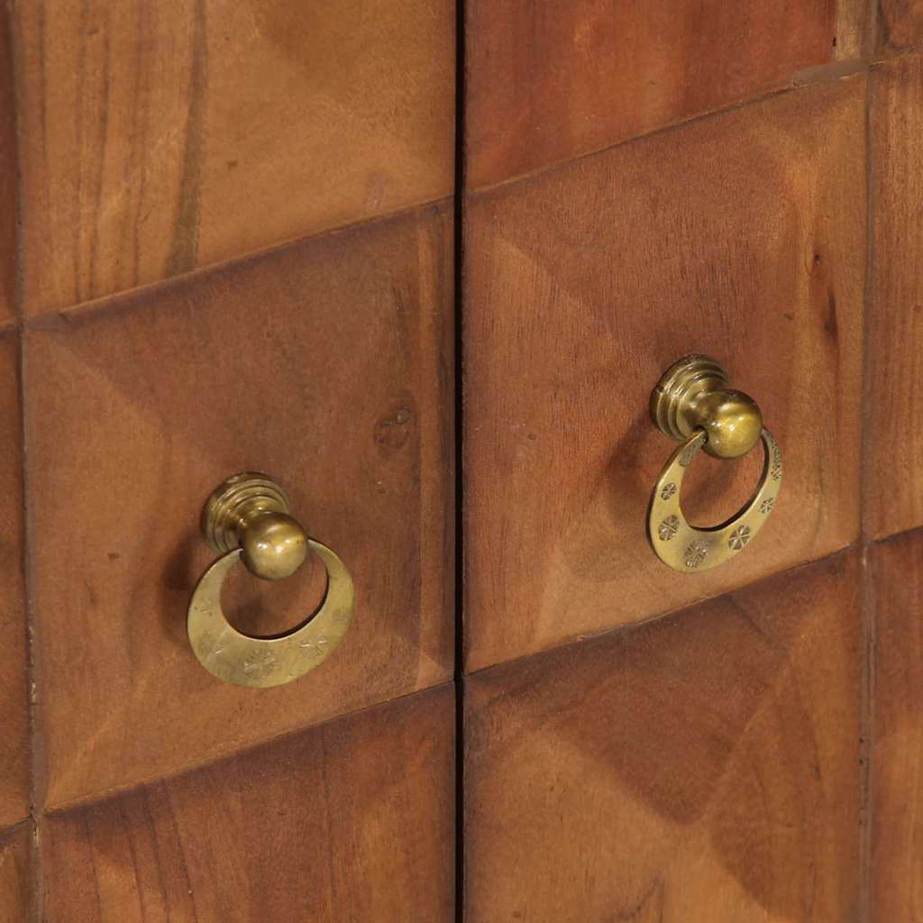 vidaXL Schubladenschrank Honigbraun 70x35x70 cm Massivholz Akazie