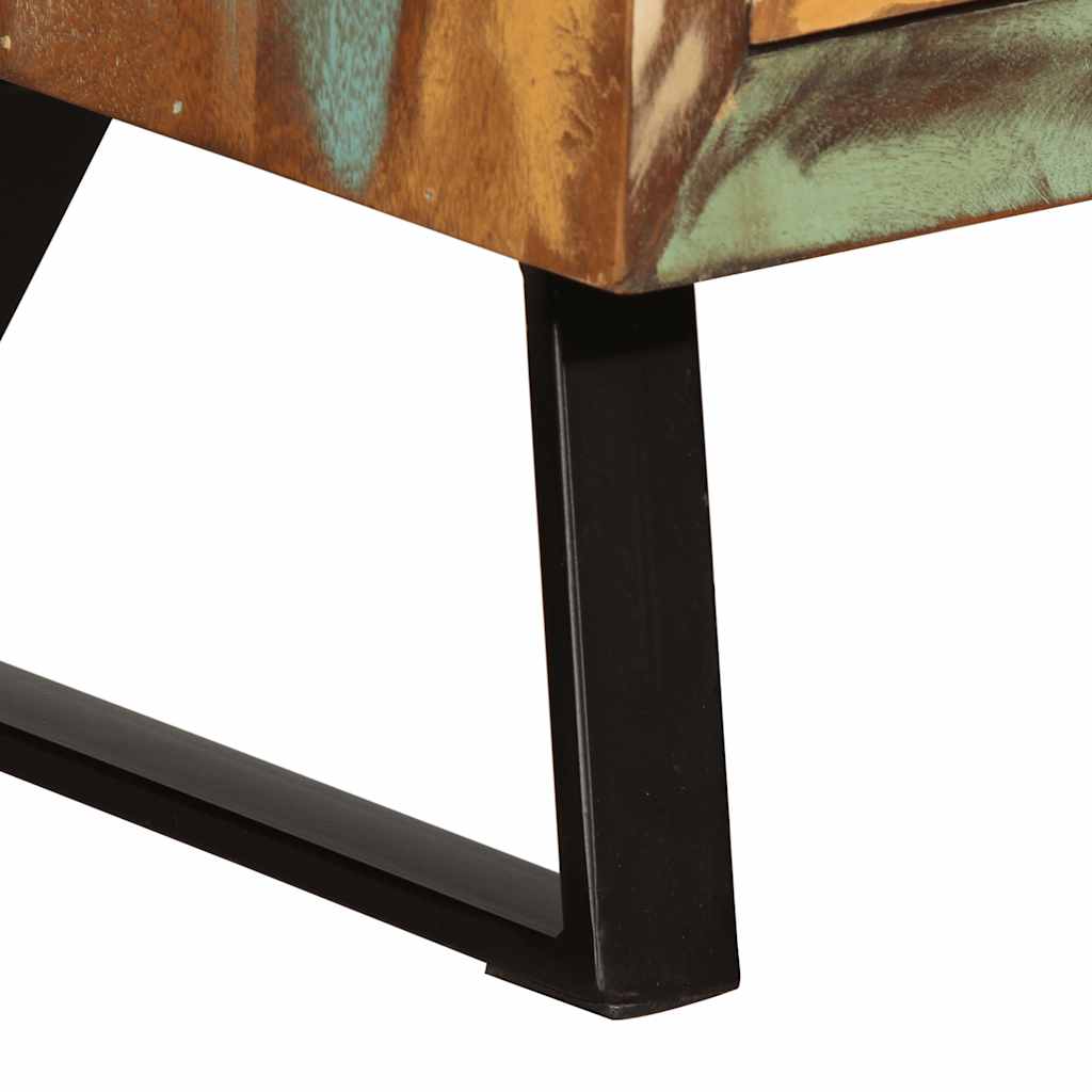 vidaXL Schubladenschrank Mehrfarbig 70x35x70 cm Altholz Massiv