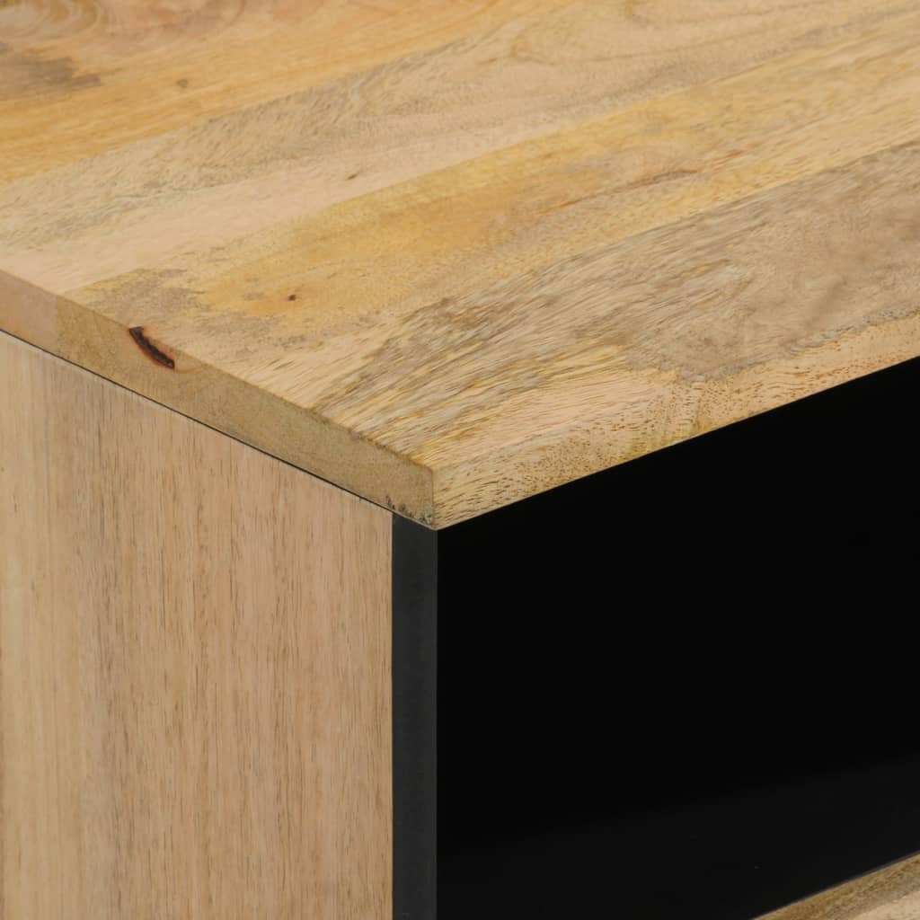vidaXL Nachttisch 40x33x46 cm Massivholz Mango
