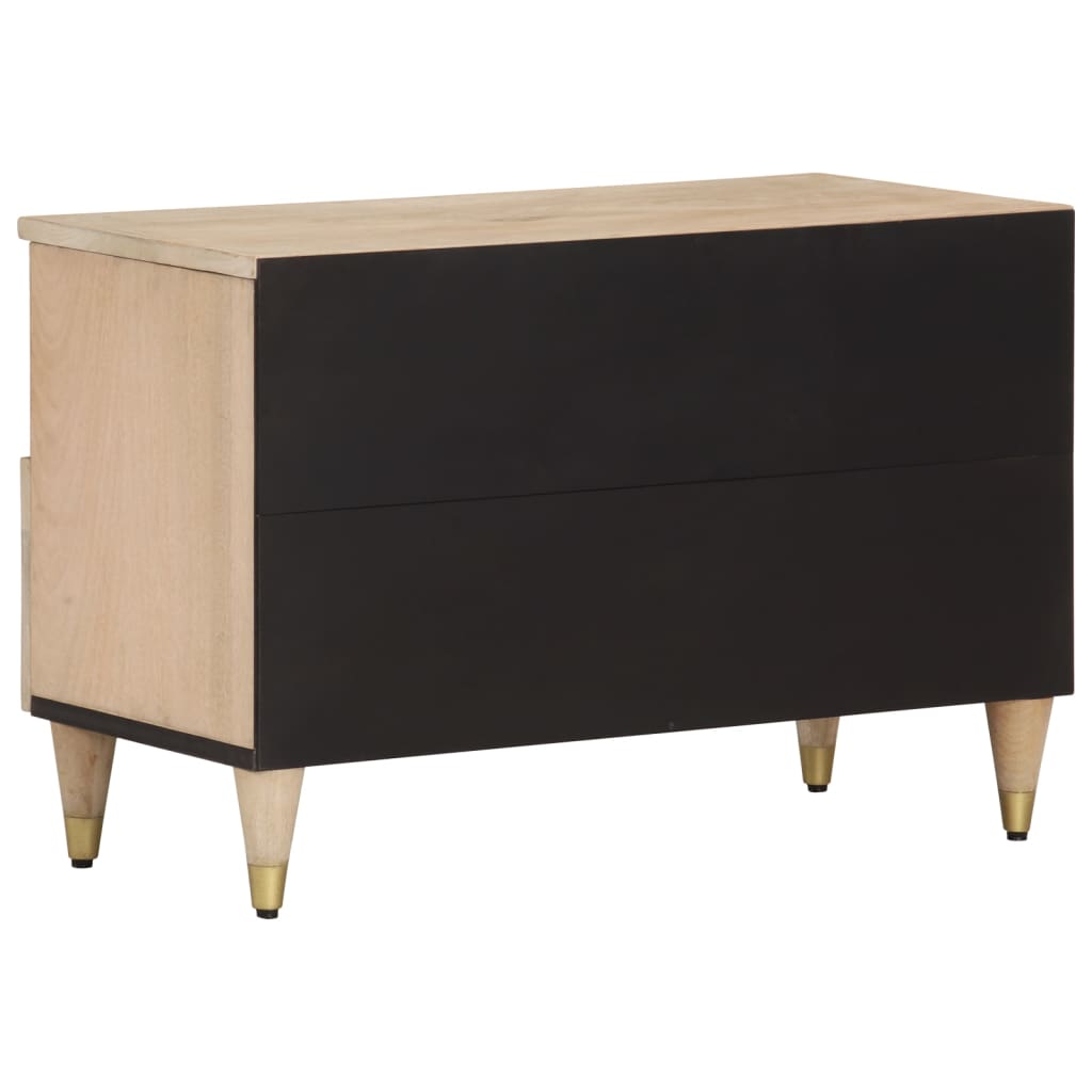 vidaXL TV-Schrank 70x33x46 cm Massivholz Mango