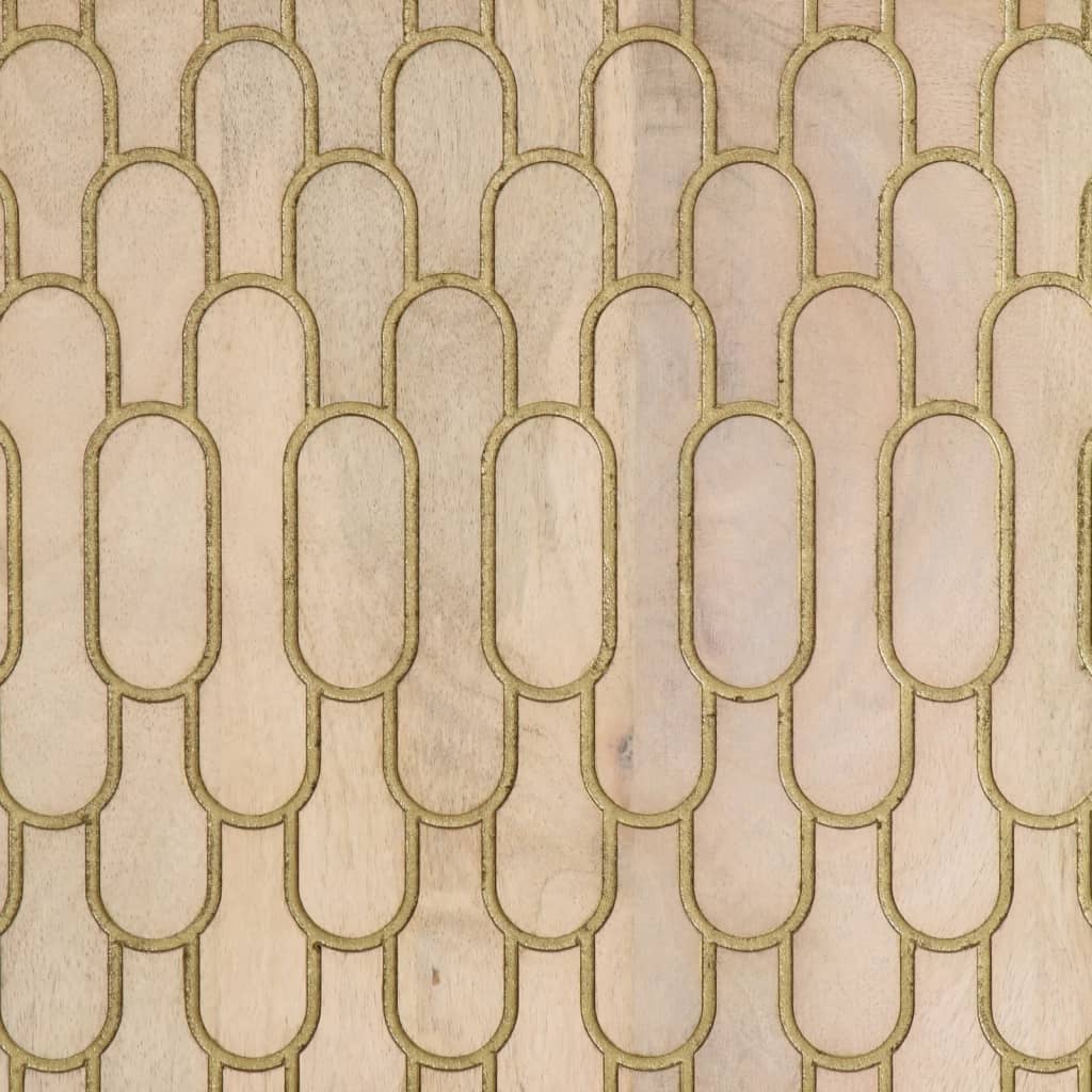 vidaXL Beistellschrank 60x33x75 cm Massivholz Mango