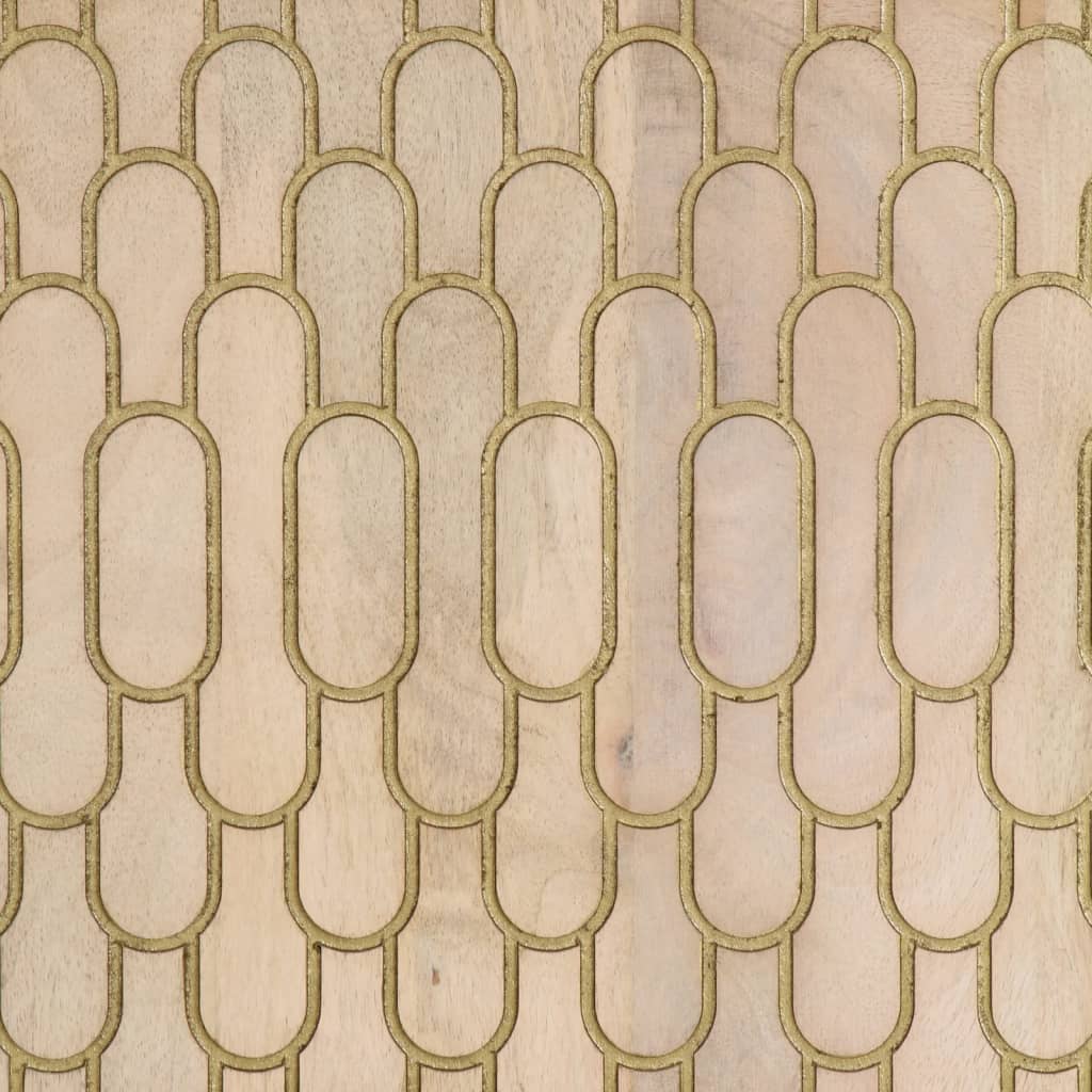 vidaXL TV-Schrank 80x31x46 cm Massivholz Mango