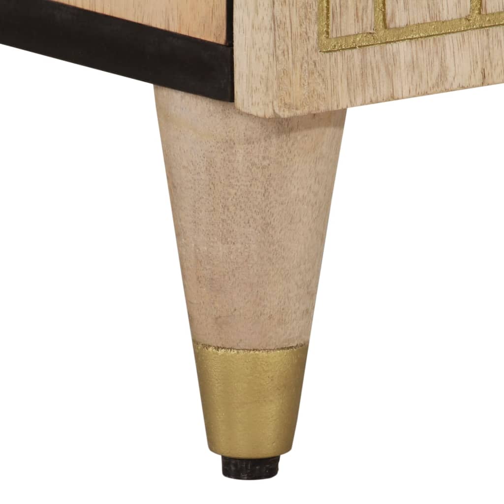 vidaXL TV-Schrank 100x33x46 cm Massivholz Mango