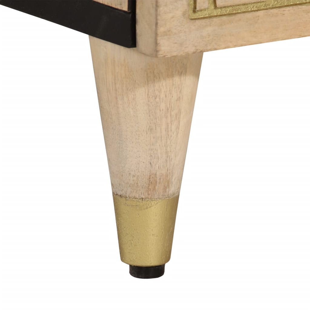 vidaXL Beistellschrank 40x33x75 cm Massivholz Mango