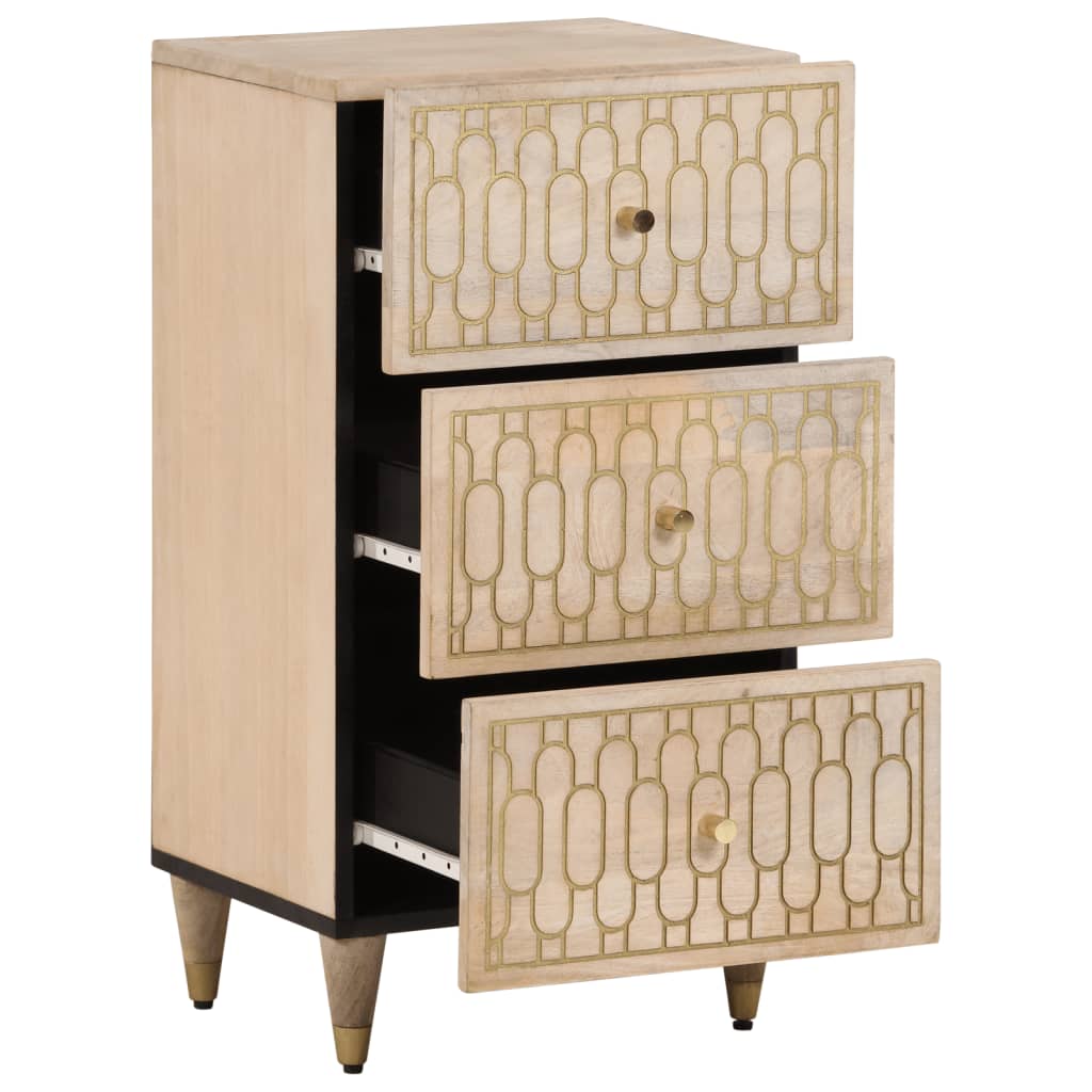 vidaXL Beistellschrank 40x33x75 cm Massivholz Mango