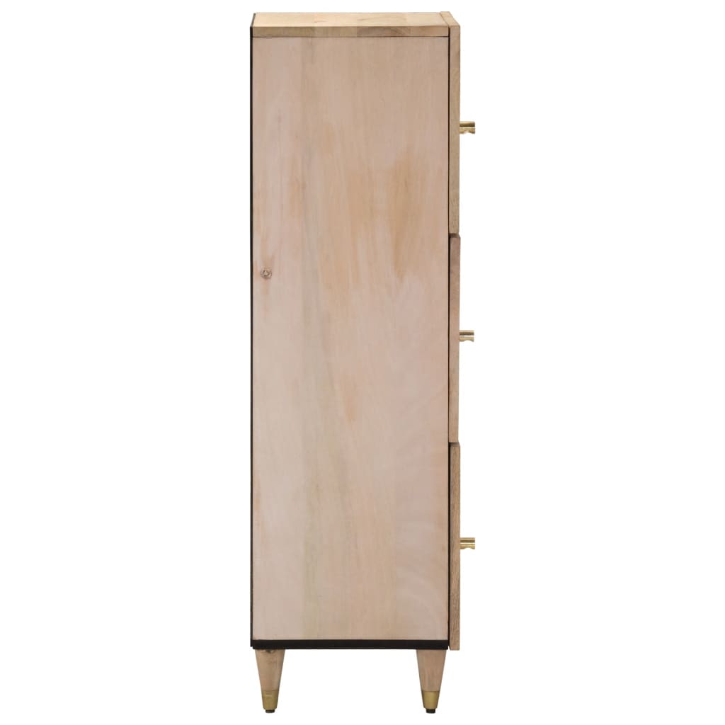 vidaXL Highboard 40x33x110 cm Massivholz Mango