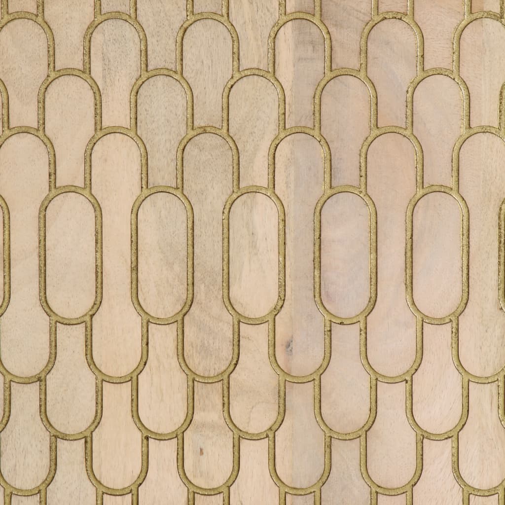 vidaXL Highboard 40x33x110 cm Massivholz Mango