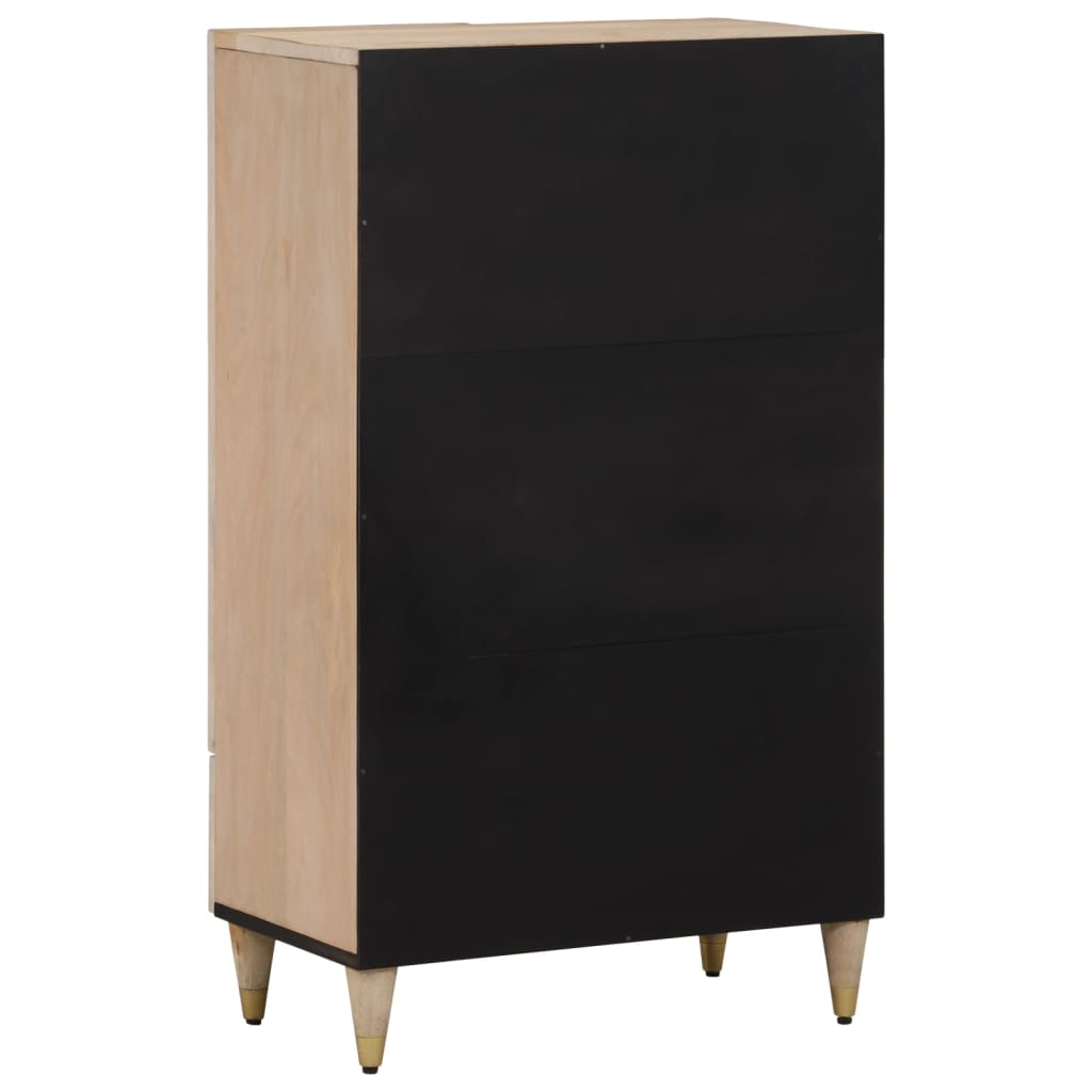 vidaXL Highboard 60x33x100 cm Massivholz Mango