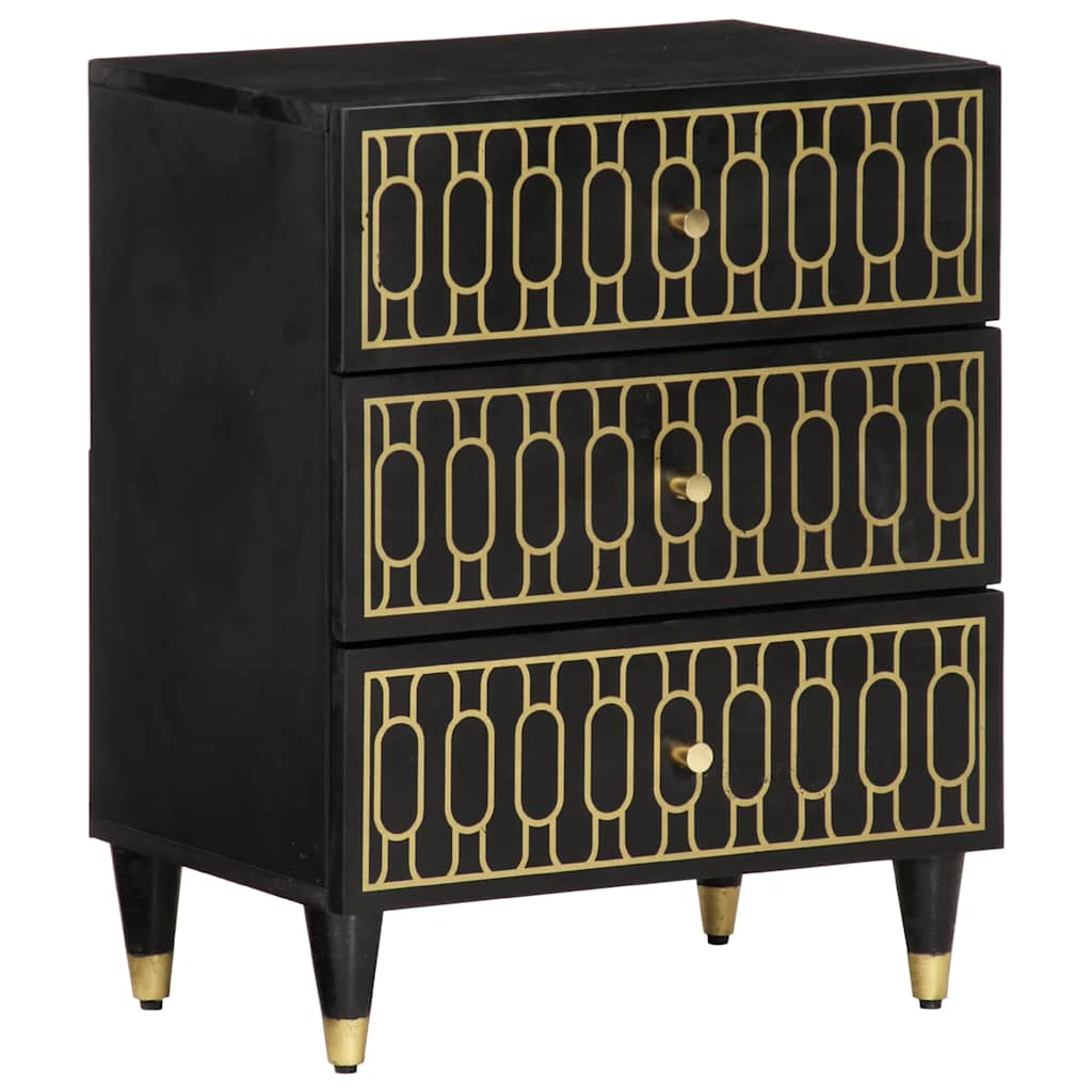 vidaXL Nachttisch 50x33x62 cm Massivholz Mango