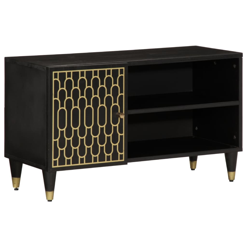 vidaXL TV-Schrank 80x31x46 cm Massivholz Mango