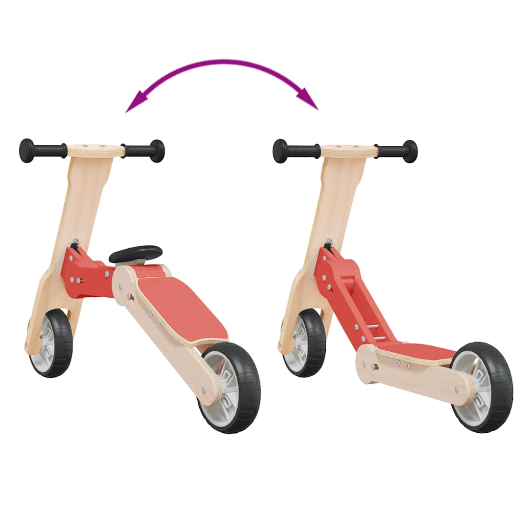 vidaXL Kinderroller 2-in-1 Rot