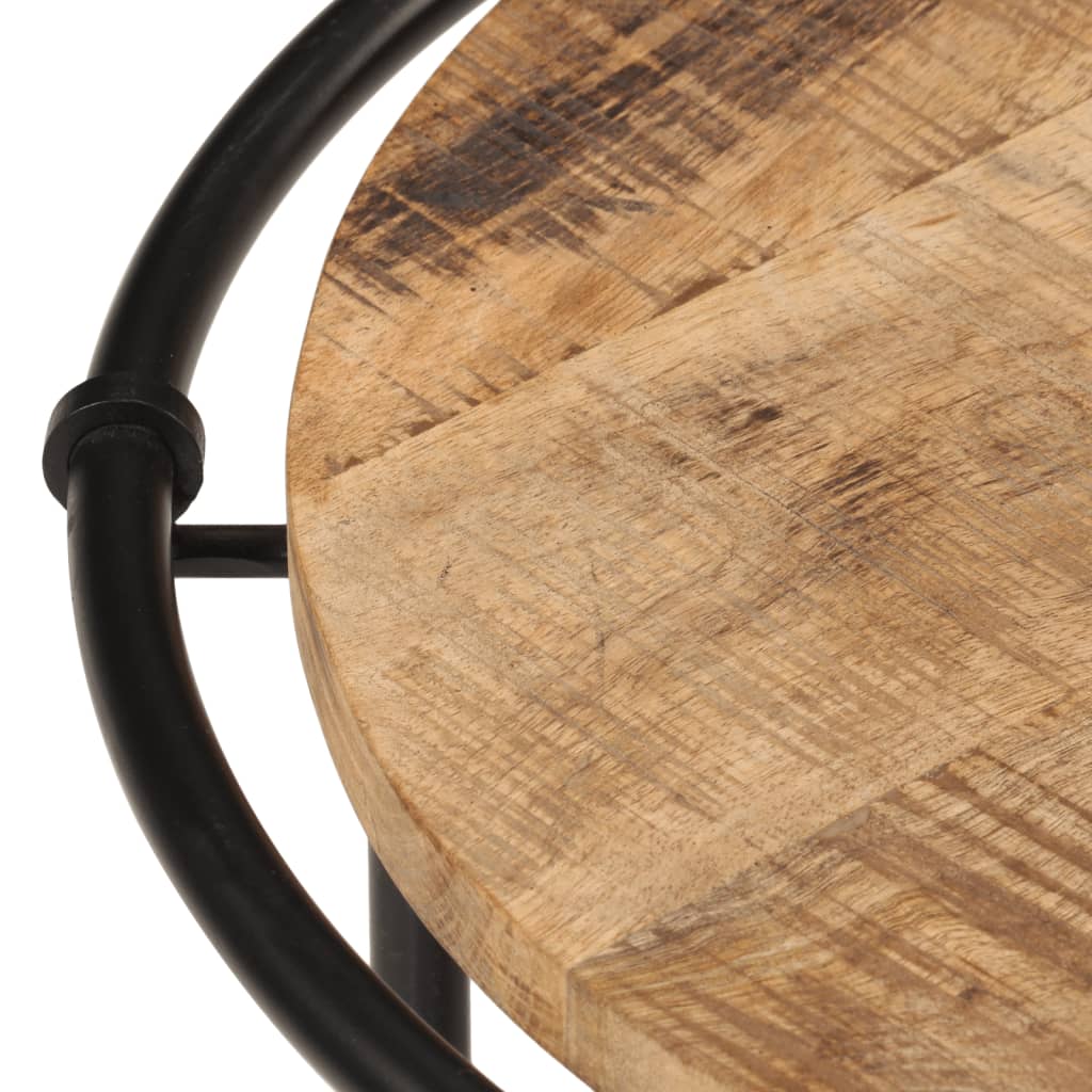 vidaXL Satztische 3 Stk. Raues Massivholz Mango