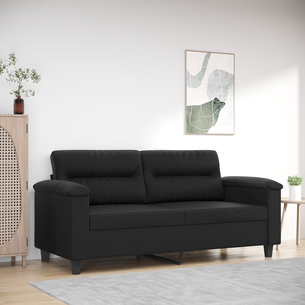 vidaXL Sessel Schwarz 60 cm Kunstleder