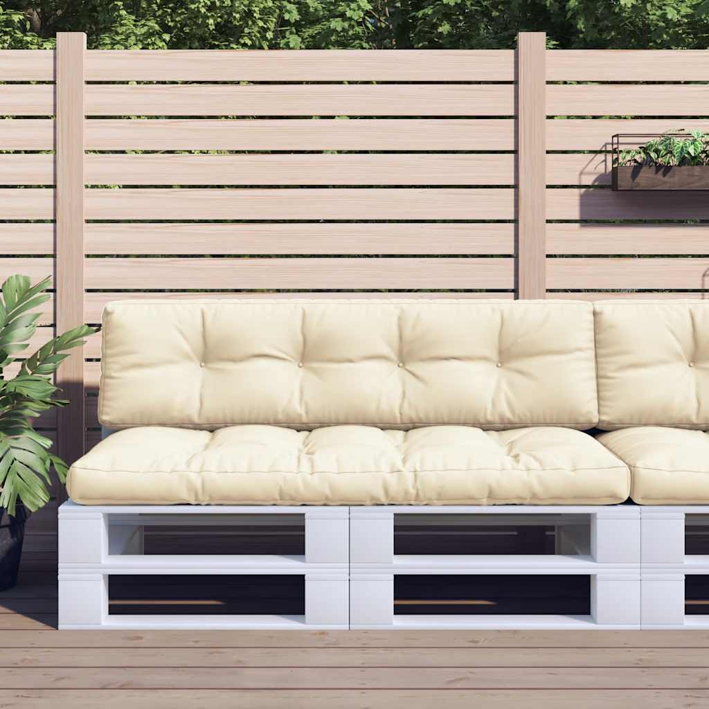 vidaXL Palettenkissen 2-tlg. Anthrazit Stoff