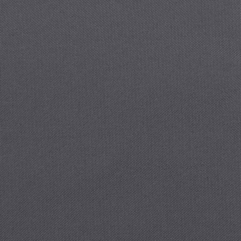 vidaXL Palettenkissen 2-tlg. Anthrazit Stoff