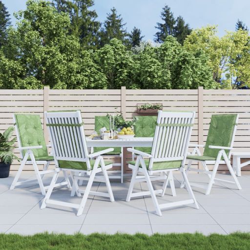 vidaXL Gartenstuhlauflagen für Hochlehner 6 Stk. Anthrazit 120x50x3 cm