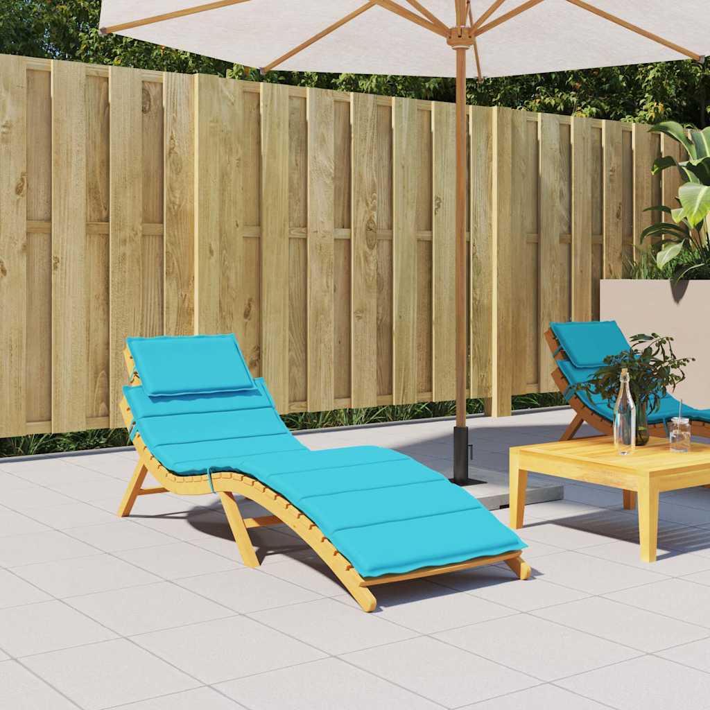 vidaXL Sonnenliegen-Auflage Anthrazit 186x58x4 cm Oxford-Gewebe