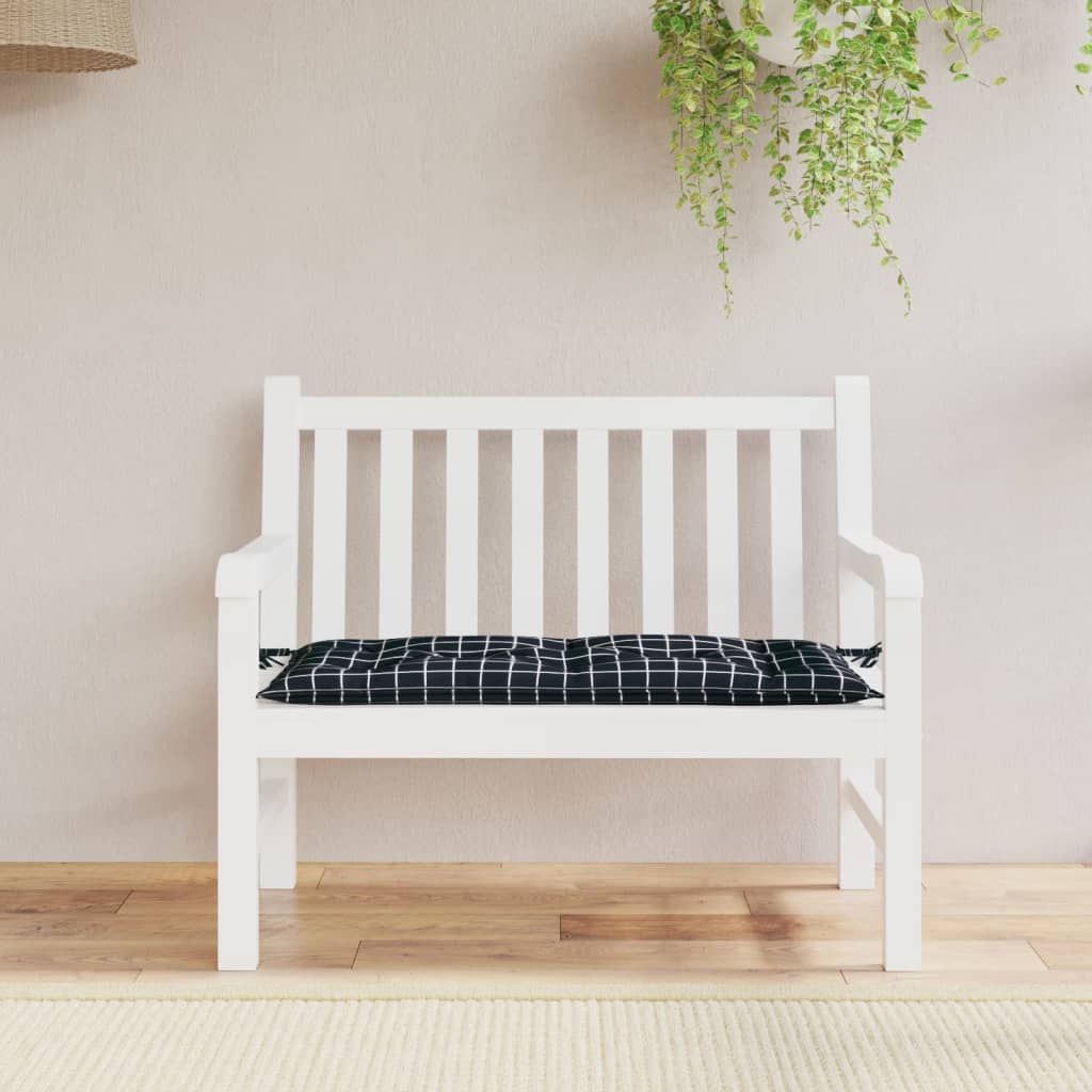 Gartenbank-Auflage Anthrazit 100x50x7 cm Oxford-Gewebe