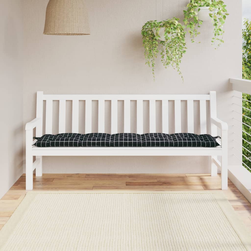 Gartenbank-Auflage Anthrazit 100x50x7 cm Oxford-Gewebe