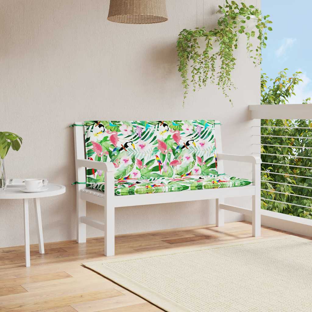 Gartenbank-Auflage Anthrazit 100x(50+50)x7 cm Oxford-Gewebe