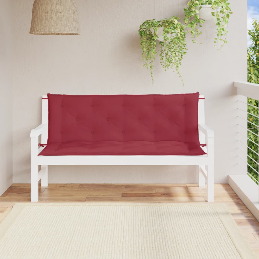 vidaXL Gartenbank-Auflagen 2 Stk. Anthrazit 100x50x7 cm Oxford-Gewebe